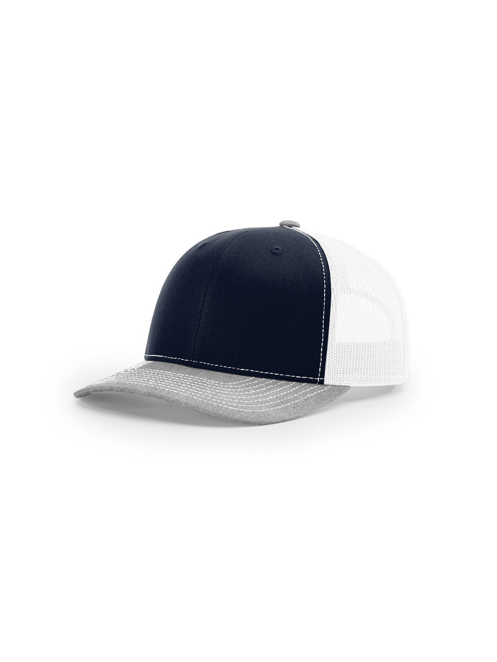 Mens Ballcap | Navy, White, Heather Gray | Size OS
